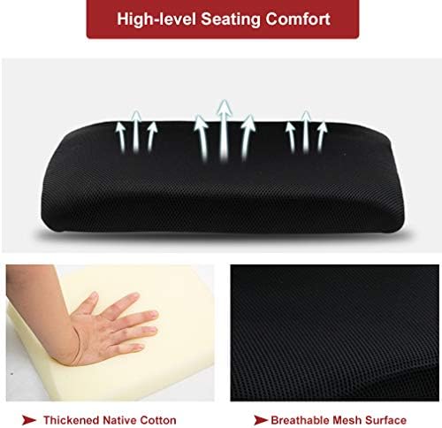 BestOffice Home Office Chair Ergonomic Desk Chair Mesh Computer Chair with Lumbar Support Armrest Executive Rolling Swivel Adjustable Mid Back Task Chair,Red