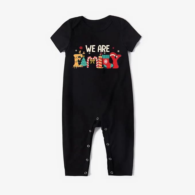 Family Christmas Pajamas Matching Sets Holiday Xmas Party Family Sleepwear Set Jammies for Couples
