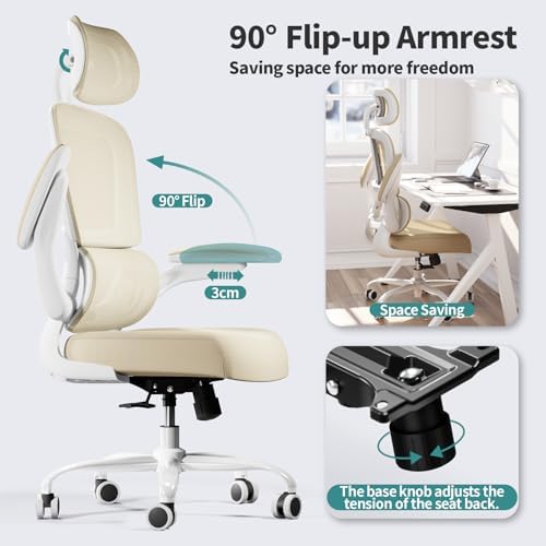 TRALT Office Chair Ergonomic Desk Chair - Gaming Chair with Lumbar Support