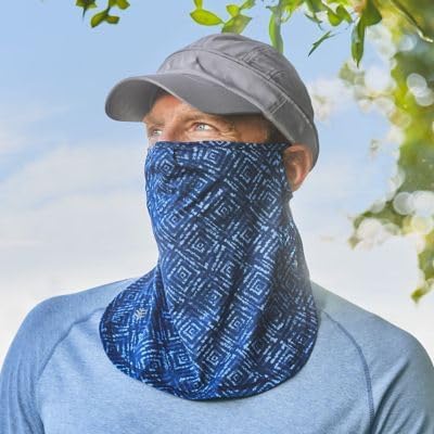 Coolibar UV Face Shield - UPF 50+ Sun Protection - Crestone in Dusty Mauve