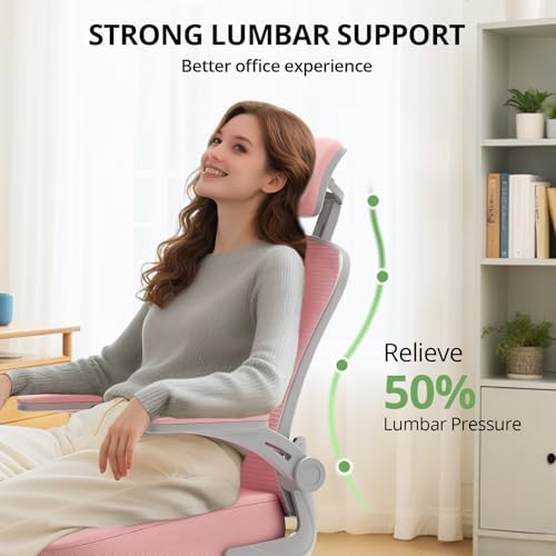Synorla Office Chair|330LBS Capacity Ergonomic Desk Chair