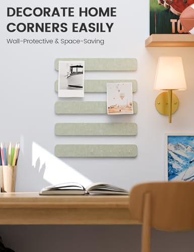 Fluxynara 13" x 2" Felt Wall Panels, Sage