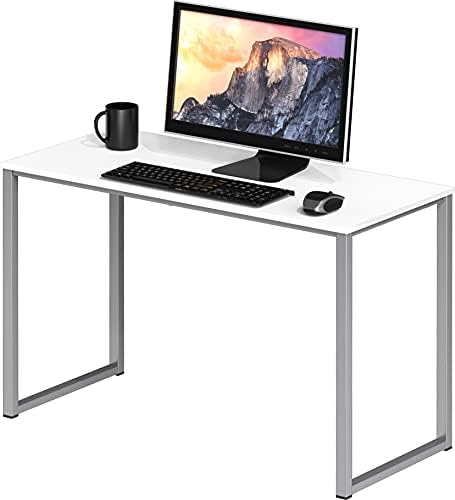 SHW Mission 32-Inch Home Office Computer Desk, White