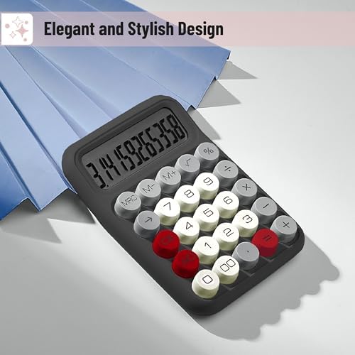 Mr. Pen- Mechanical Switch Calculator, 12 Digit Large LCD Display