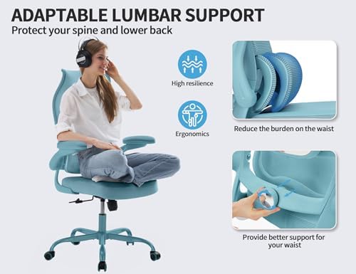 TRALT Office Chair Ergonomic Desk Chair - Gaming Chair with Lumbar Support
