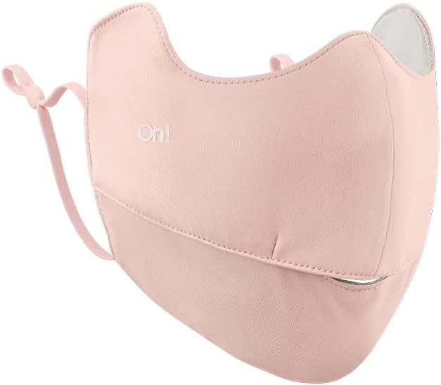 Sun Protection UPF 50+ UV Face Cover Summer Face Mask Neck Gaiter with Ear Loops SLN3M308