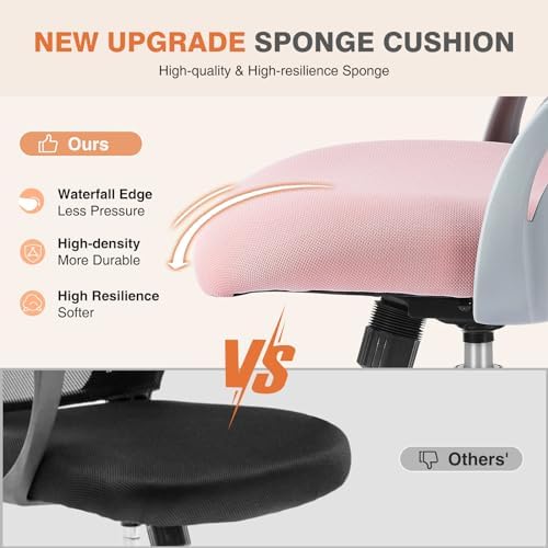 Sweetcrispy Ergonomic Home Office Chair, Computer Desk Chair