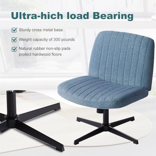 OLIXIS Criss Cross Chair, Vanity Chair, Home Office Desk