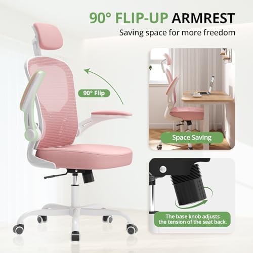 Synorla Office Chair|330LBS Capacity Ergonomic Desk Chair