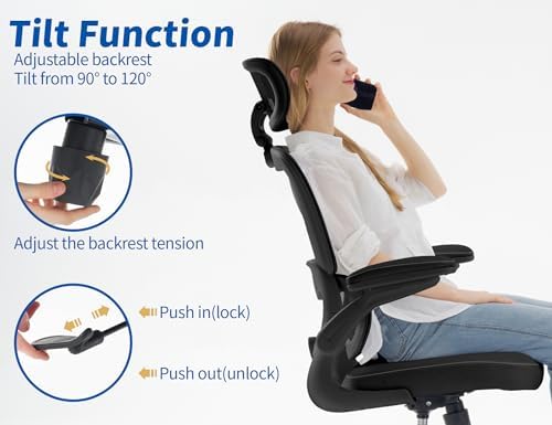 TRALT Office Chair Ergonomic Desk Chair - Gaming Chair with Lumbar Support