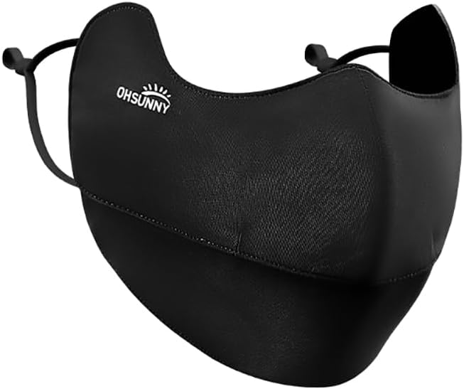 Sun Protection UPF 50+ UV Face Cover Summer Face Mask Neck Gaiter with Ear Loops SLN3M308