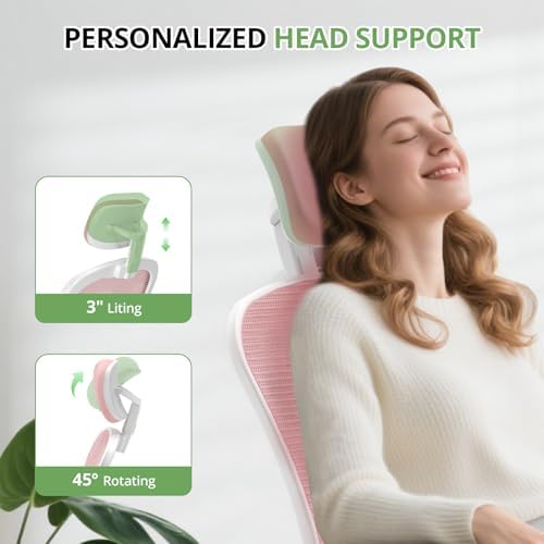 Synorla Office Chair|330LBS Capacity Ergonomic Desk Chair