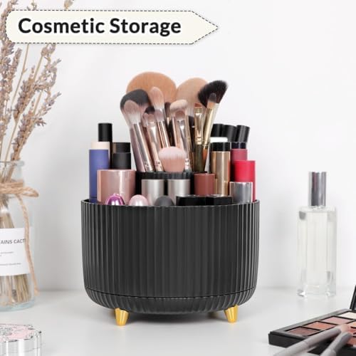 SKYDUE 360 Degree Rotating Desk Organizer, Pencil Pen Holder for Desk