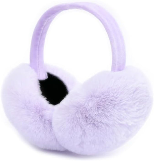 LCXSHYE Winter Ear muffs Faux Fur Warm Earmuffs Cute Foldable Outdoor Ear Warmers For Women Girls