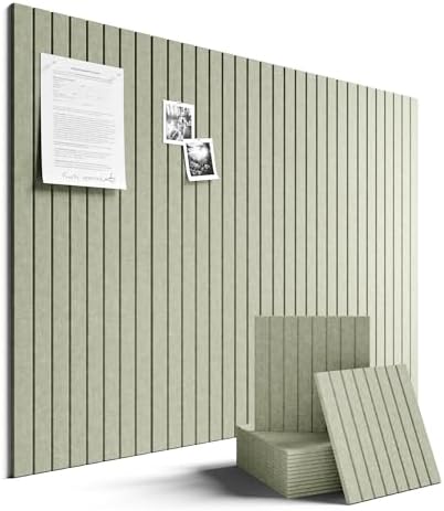 Fluxynara 48" x 36" Large Felt Bulletin Board, Sage