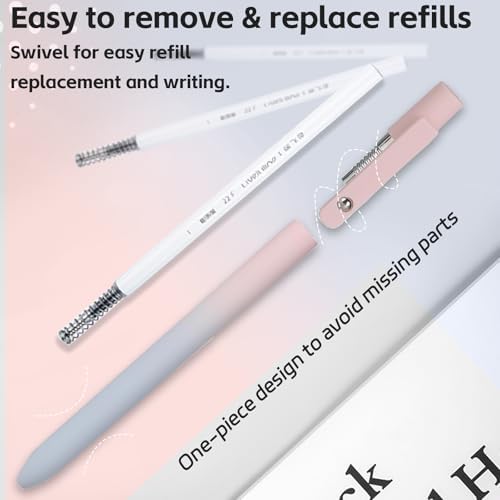 ACEES Gel Pens, 5 Pcs Retractable Quick Dry Black Ink Pen, 0.7mm Fine Point