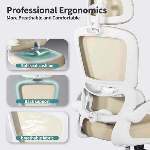 TRALT Office Chair Ergonomic Desk Chair - Gaming Chair with Lumbar Support