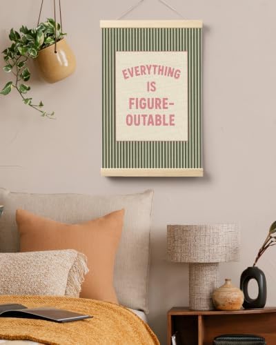 FGFK Positive Affirmations Wall Art Poster Hanger Frame 16x24 Inch