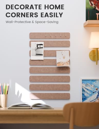 Fluxynara 13" x 2" Felt Wall Panels, Terracotta