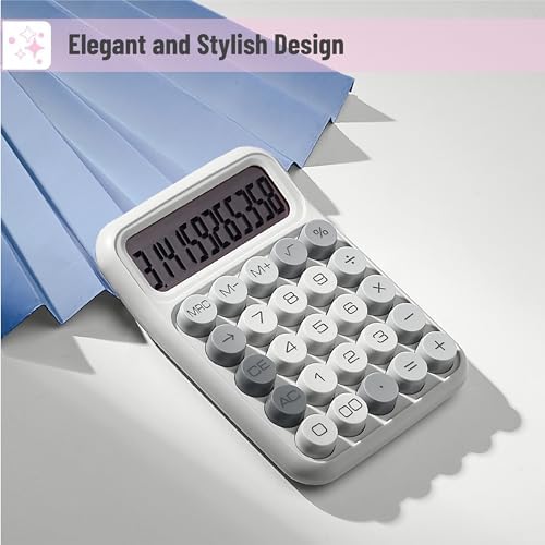Mr. Pen- Mechanical Switch Calculator, 12 Digit Large LCD Display