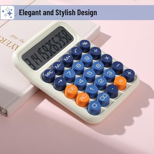 Mr. Pen- Mechanical Switch Calculator, 12 Digit Large LCD Display