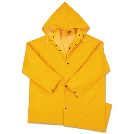 ANCHOR BRAND, 101-9010-4XL, ANCHOR 48" RAINCOAT PVCOVER POLYESTER 4XL