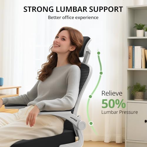 Synorla Office Chair|330LBS Capacity Ergonomic Desk Chair