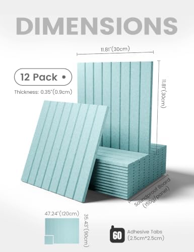 Fluxynara 48" x 36" Large Felt Bulletin Board, Aqua Blue