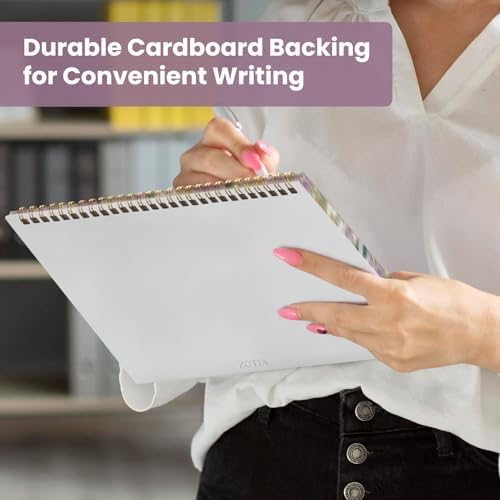 Weekly To Do List Notepad with 52 Undated Sheets（8.5"×11"）- Undated Weekly Planner Notepad for Office Desk Accessories and Supplies - Twilight Garden