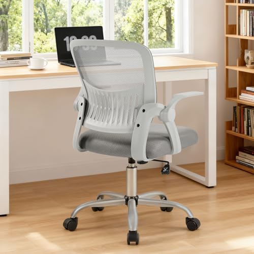 Sweetcrispy Computer Desk Chair, Home Office Chair, Lumbar Support