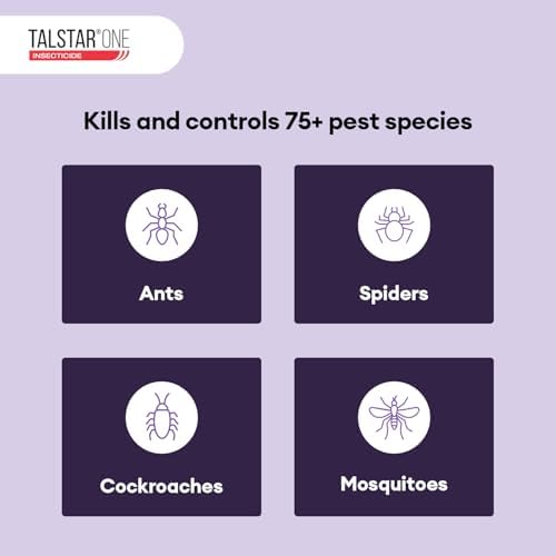Talstar One Insecticide 1 Gallon | Powerful Bifenthrin Bug Spray Concentrate | Spider Control, Ants, Mosquitoes, Fleas and Perimeter Use | Control for Over 75 pests