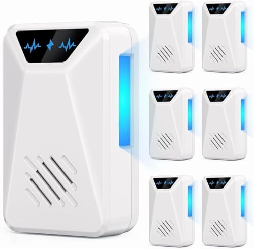 Lickoon 6 Packs Ultrasonic Pest Control Repeller, Electronic Plug in Indoor
