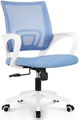 NEO CHAIR Office Computer Chair Ergonomic Mid-Back Mesh Desk Chair, SkyBlue