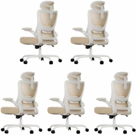 Marsail Ergonomic Office Chair with 3D Armrests, Pack of 5