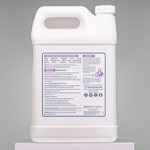 Wondercide - Indoor Pest Control Spray for Home & Kitchen Rosemary 128 oz