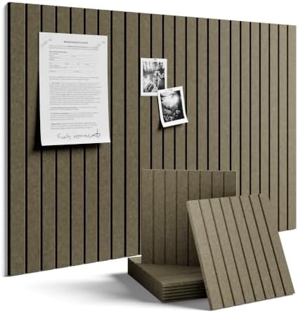 Fluxynara 36" x 24" Large Felt Bulletin Board, Earth Brown