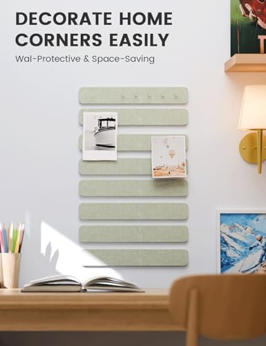 Fluxynara 13" x 2" Felt Wall Panels, Sage