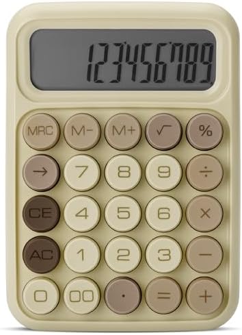 Mr. Pen- Mechanical Switch Calculator, 12 Digit Large LCD Display