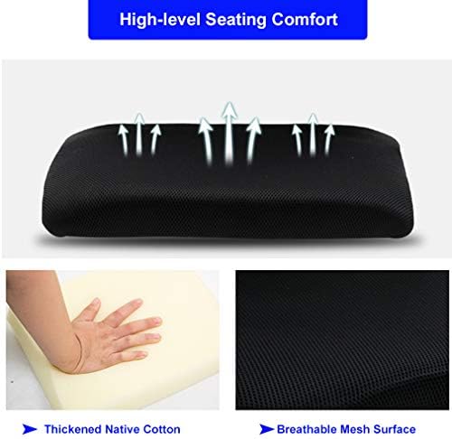 BestOffice | Ergonomic Office Chair | Mid-Back Swivel Desk Chair | Breathable Backrest & Lumbar Support | Adjustable Height | Sponge Seat | Rolling Wheels | Blue | for Adults & Women | Pack of 2