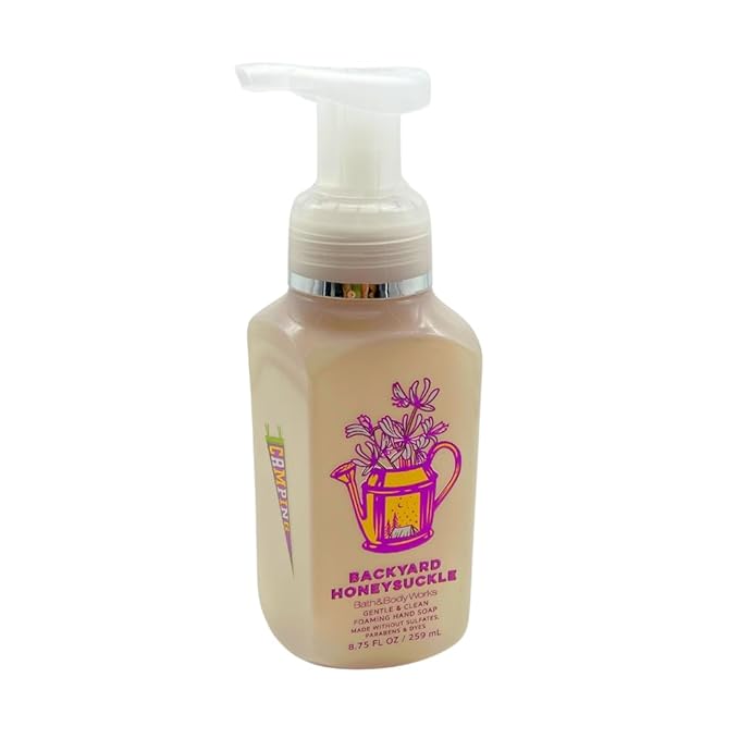 Bath & Body Works Gentle & Clean Foaming Hand Soap 8.75 fl oz (Sun-Washed Citrus & Backyard Honeysuckle)