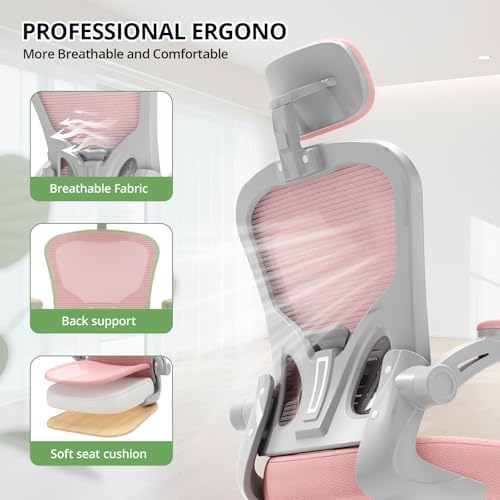 Synorla Office Chair|330LBS Capacity Ergonomic Desk Chair