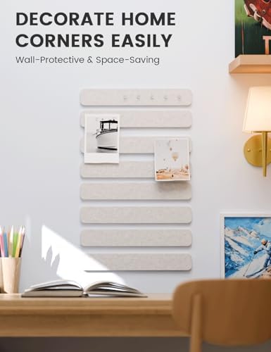 Fluxynara 13" x 2" Felt Wall Panels, Oatmeal