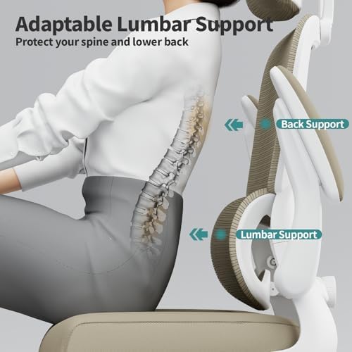 TRALT Office Chair Ergonomic Desk Chair - Gaming Chair with Lumbar Support