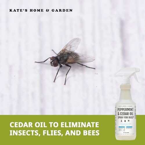 Kate's Home & Garden Peppermint Oil Spray for Bugs, Ants, Spiders (32oz)