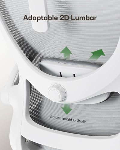 Marsail Ergonomic Office Chair with 3D Armrests, Pack of 3