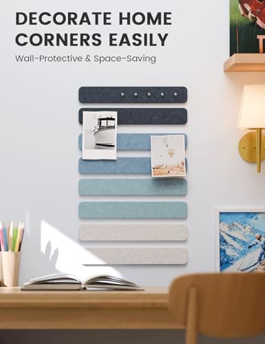 Fluxynara 13" x 2" Felt Wall Panels, Ocean Gradient