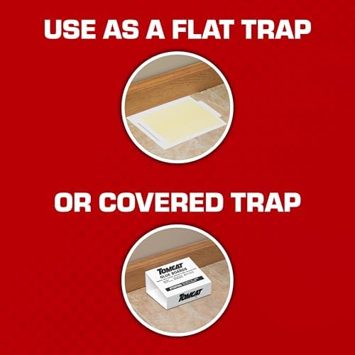 Tomcat Glue Boards with Eugenol for Enhanced Stickiness, 32 Sticky Traps