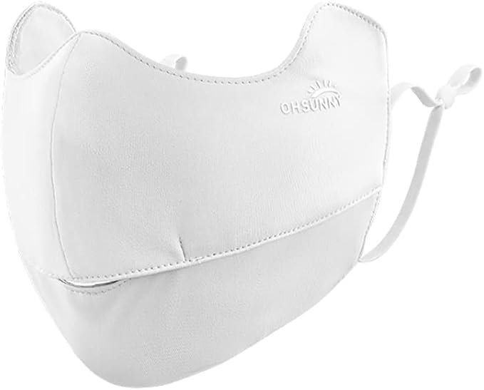 Sun Protection UPF 50+ UV Face Cover Summer Face Mask Neck Gaiter with Ear Loops SLN3M308