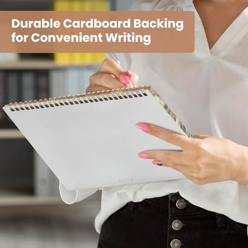 Weekly To Do List Notepad with 52 Undated Sheets（8.5"×11"）- Undated Weekly Planner Notepad for Office Desk Accessories and Supplies - Toffee Blossom