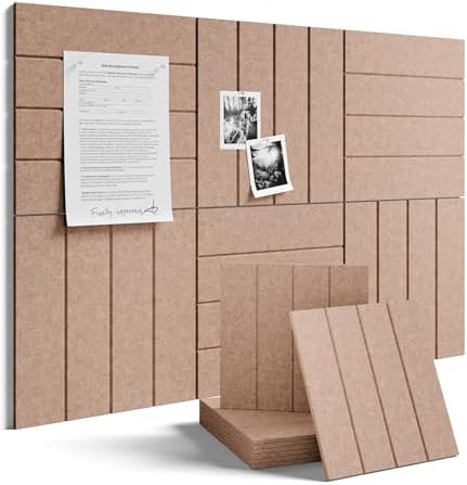 Fluxynara 36" x 24" Large Felt Bulletin Board, Terracotta